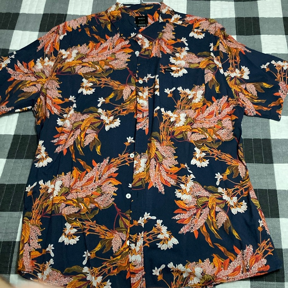 Mens RVCA casual button down size XL
